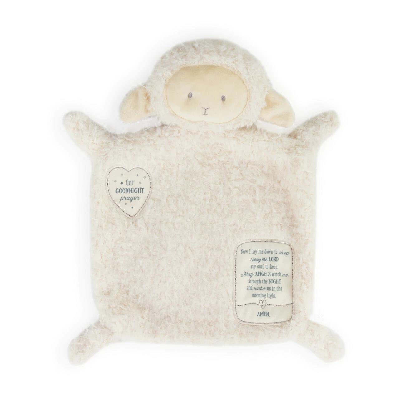 Demdaco Baby - 23cm Goodnight Prayer Lamb Blankie