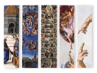 Sistine bookmark set (set of 5)