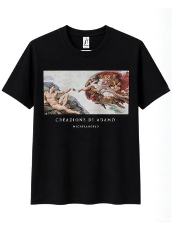 T-shirt black hands_Size Medium