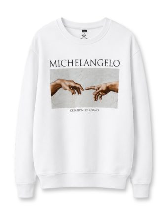 White hands sweatshirt_Size Large