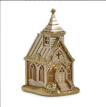 RAZ Newborn King - 11cm/4.5" Golden Church HO
