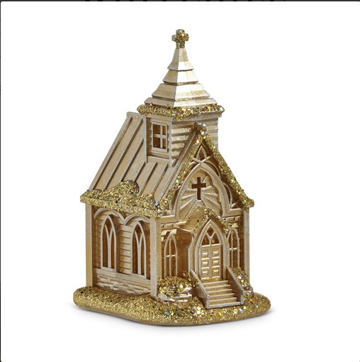 RAZ Newborn King - 11cm/4.5" Golden Church HO
