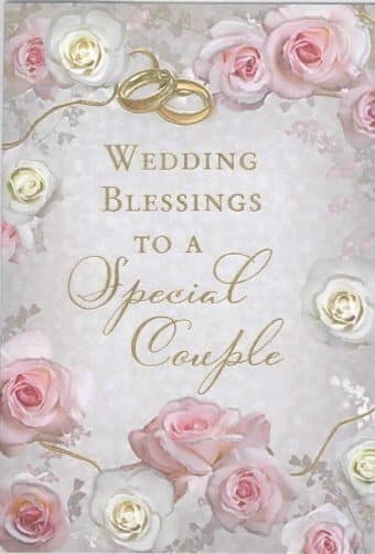 Card:  Wedding Blessings to a Special Couple