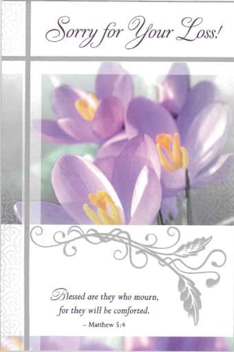 Card:  Sorry for Your Loss