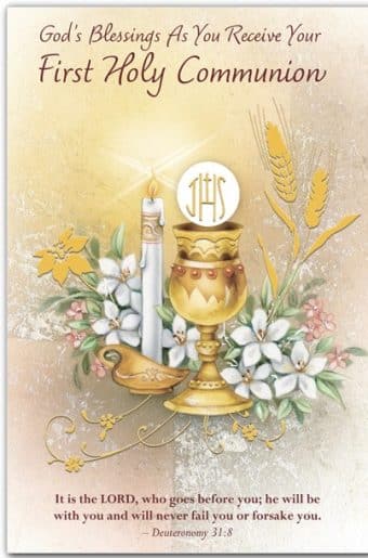Card First Holy Communion