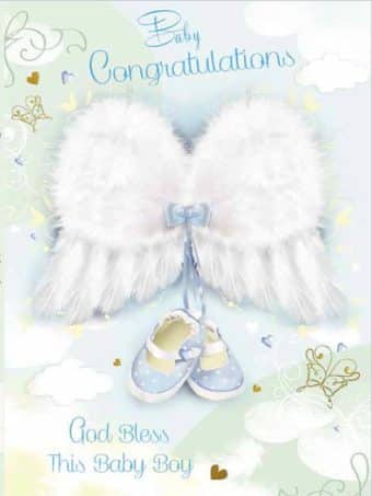 Card Baby Boy Congratulations