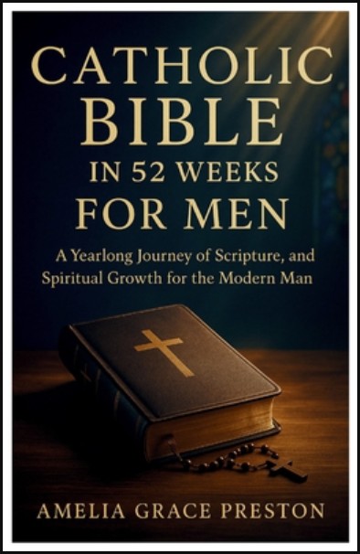 Catholic Bible in 52 Weeks for Men: A Yearlong Journey of Scripture, Strength, and Spiritual Growth for the Modern Man