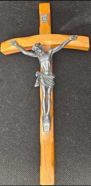 Curved Wooden Crucifix