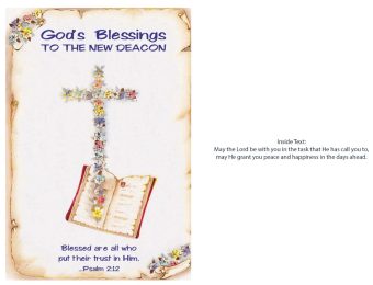 God's Blessing to the New Deacon