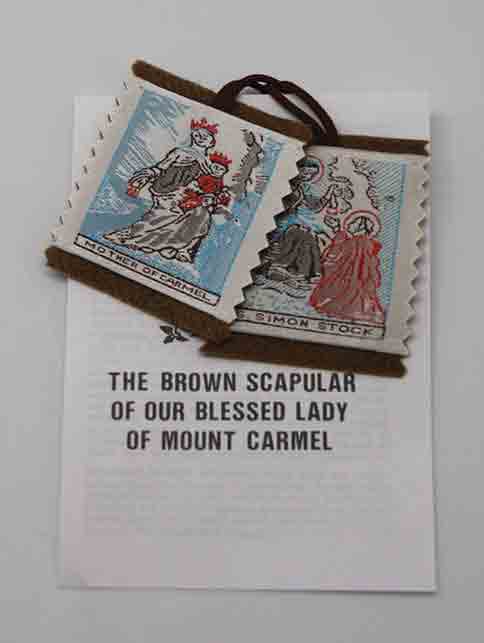 Scapula: Brown With Embroidery