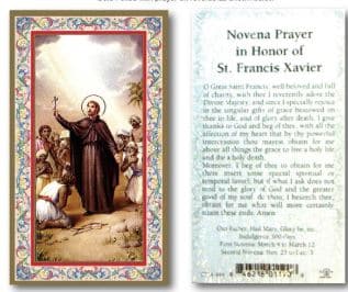 Holy Card: St Francis of Xavier