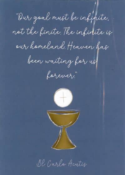 Greeting Card: Our Goal Must be Infinite, Not the Finitre