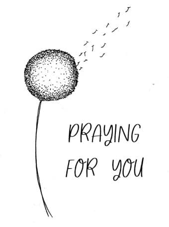 Greeting Card: Praying for You