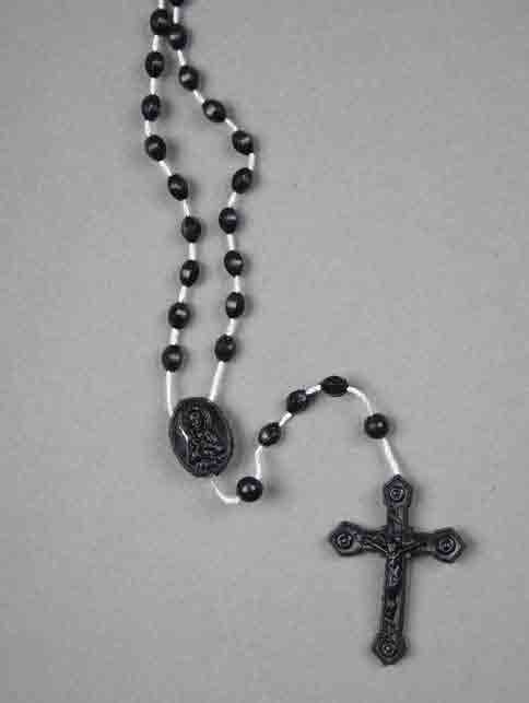 Plastic Rosary Black