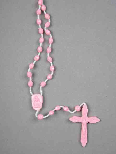 Plastic Rosary - Pink