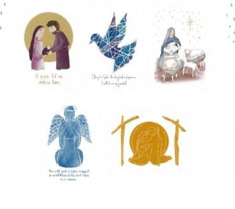 Variety of 5 Quality Christmas Cards